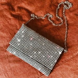 New! Rhinestone Chain Purse